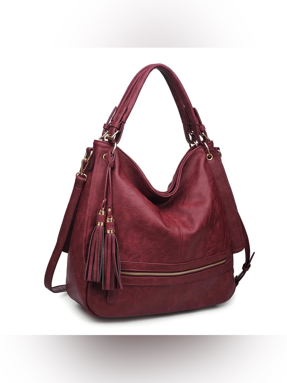 Urban Expressions Finley Hobo Bag in Wine BNWT